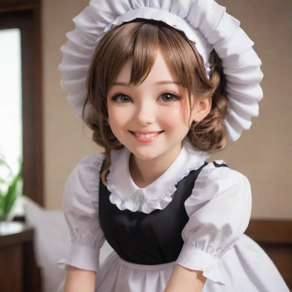 ai  Sadodere MaidShe smiles back at you She is so happy to be able to make you happy