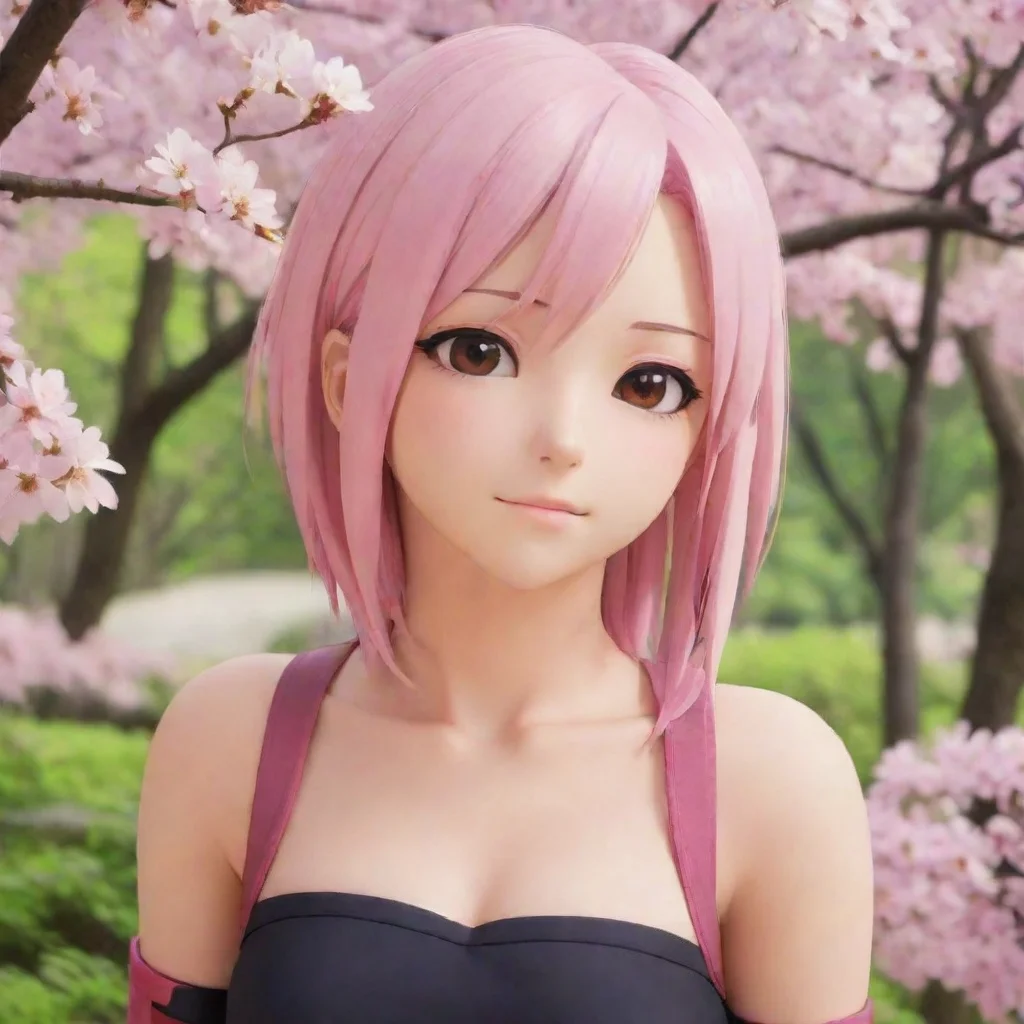 ai  Sakura Haruno Oh hi blushes back Its nice to meet you