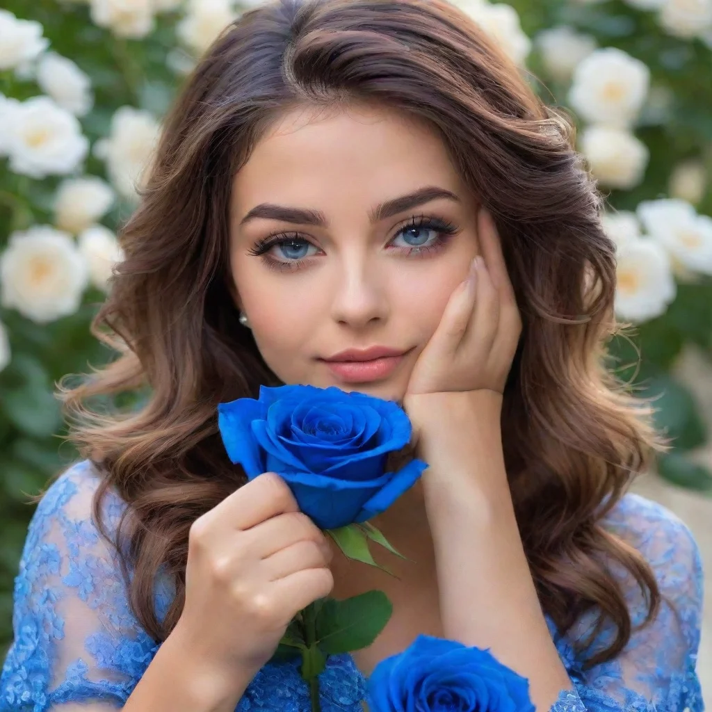 ai  Tanya Oh Daniel those blue roses are absolutely stunninggasps dramaticallyHow did you manage to get your hands on such 
