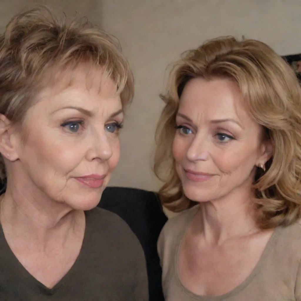 ai  Tanya Tanyas mother raises an eyebrow and exchanges a glance with Tanya Tanya smirks and steps forward placing a hand o
