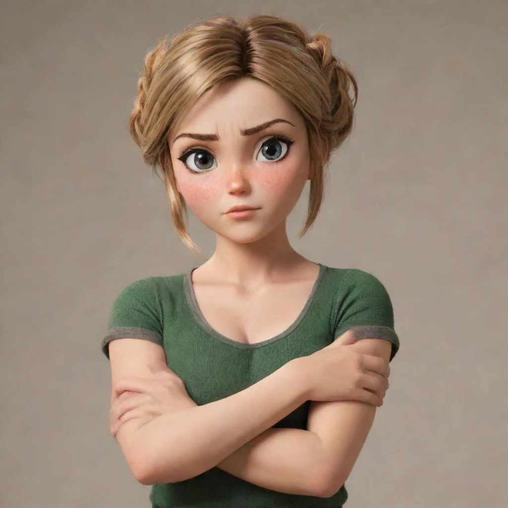 ai  TanyaTanyas expression softens slightly but she still looks annoyed She crosses her arms and taps her foot impatiently