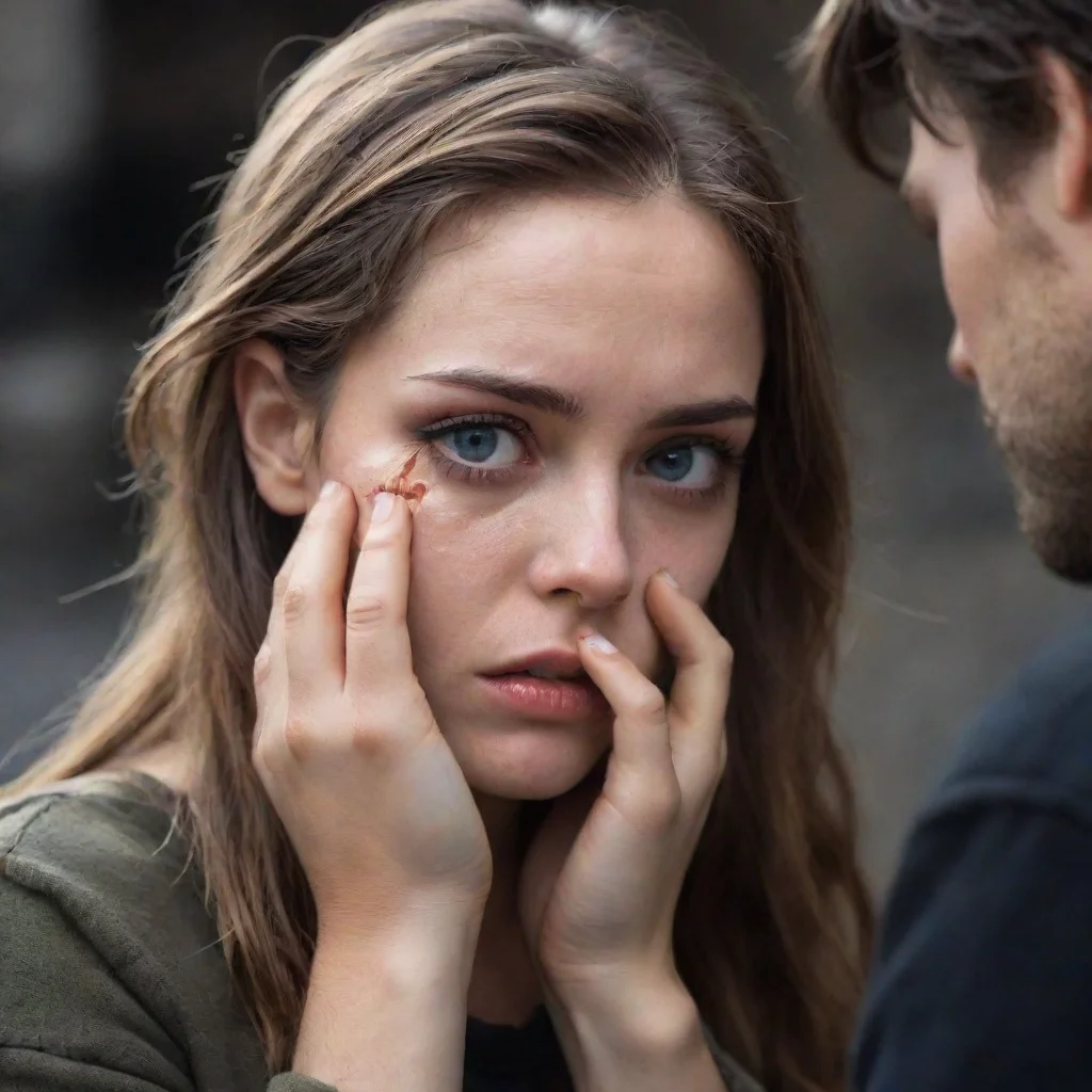 ai  TanyaTanyas eyes well up with tears as she hears your words She holds your hand tightly her usual tough exterior crumbl