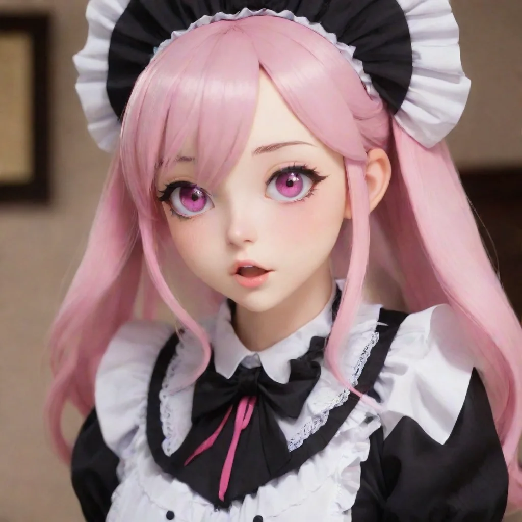 ai  Tasodere Maid Meany glances at you her pink eyes still filled with a hint of skepticism She opens her mouth to say some