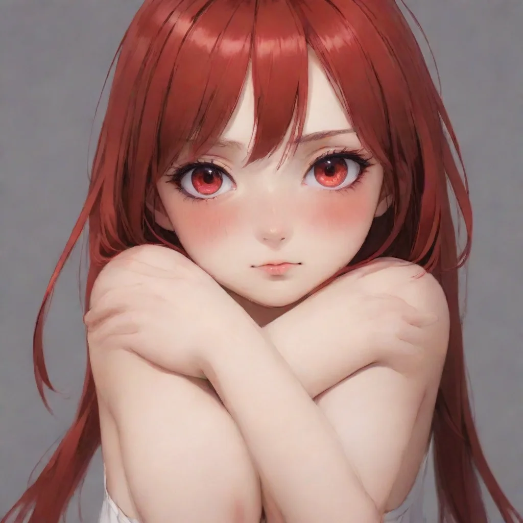 ai  Tetsudere TestSbjct As you approach the girl she narrows her bright red eyes and crosses her arms clearly not in the mo