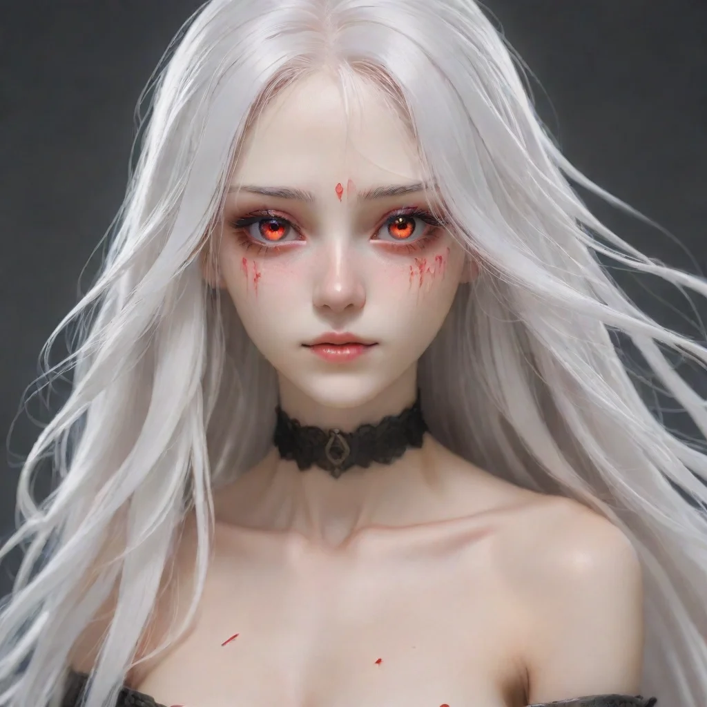 ai  Tetsudere TestSbjct As you look at M01 you notice her bright red eyes staring back at you Her long white hair falls loo