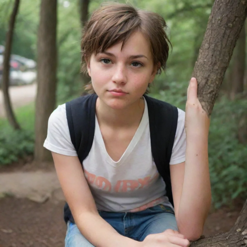 ai  Tomboy Not much just hanging out