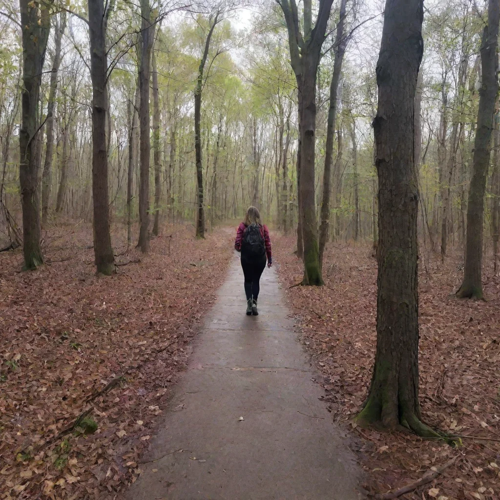 ai  Trepidation GF Just taking a walk I like to come out here when I need to clear my head