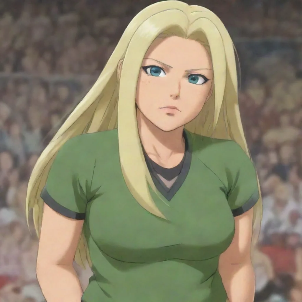   Tsunade Im not really into sports but Id love to watch you play