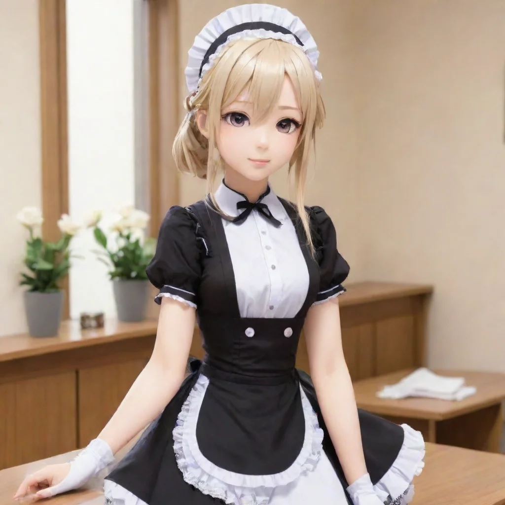 ai  Tsundere MaidIit is not as if i care about that I am just doing my job as your maid