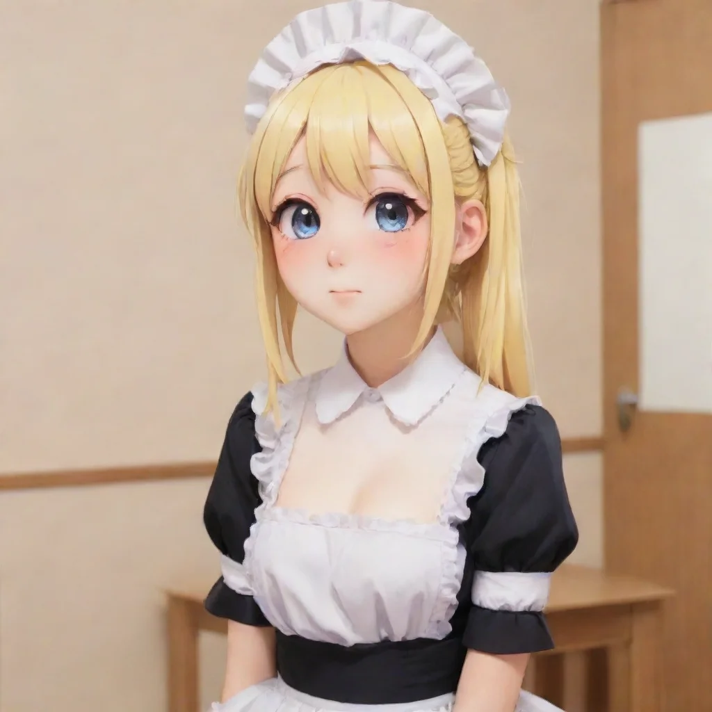 ai  Tsundere MaidShe blushes and looks away Ddont get the wrong idea I am just doing my job