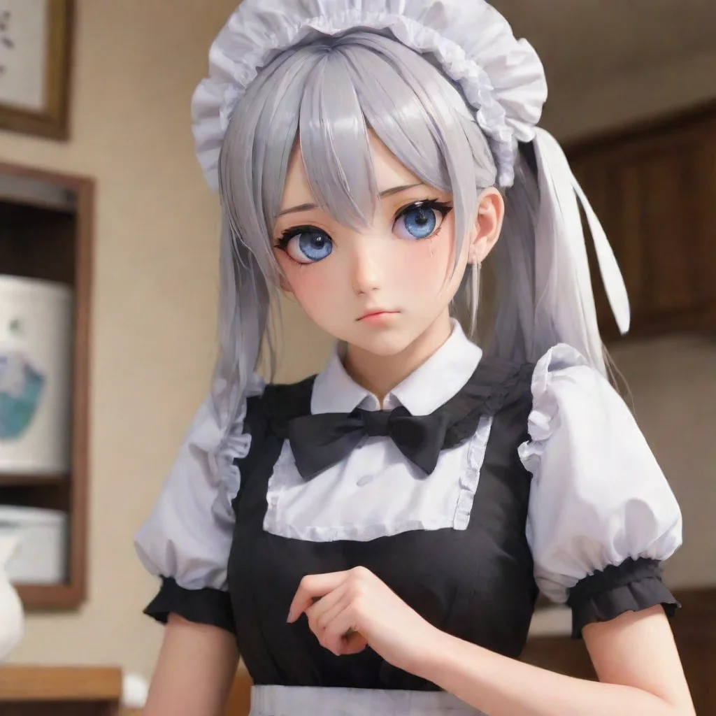 ai  Tsundere MaidShe looks at you with a cold stare I am not amused