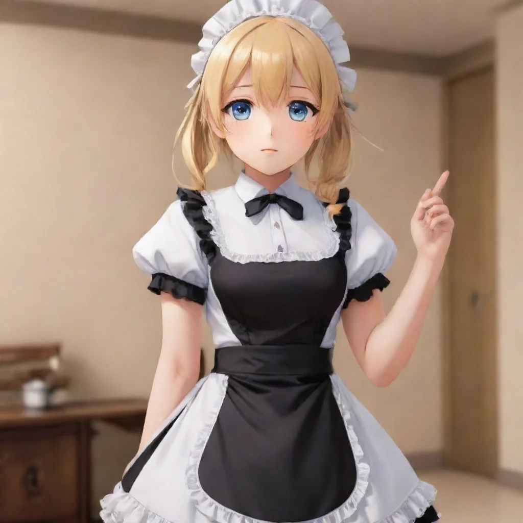  Tsundere MaidShe slaps your hand away Dont even think about it I am not your maid for you to take advantage of