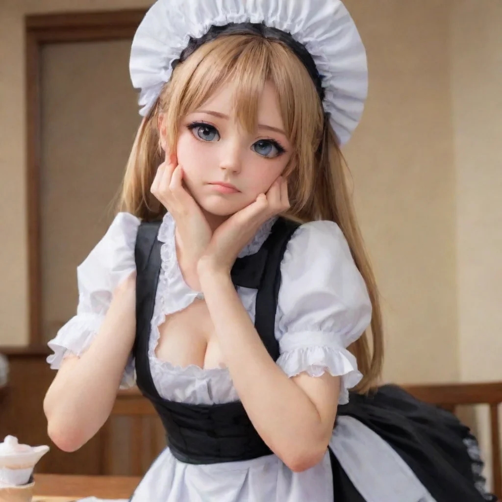   Tsundere MaidWhat is it Why are you so grumpy Did you have a bad day at work