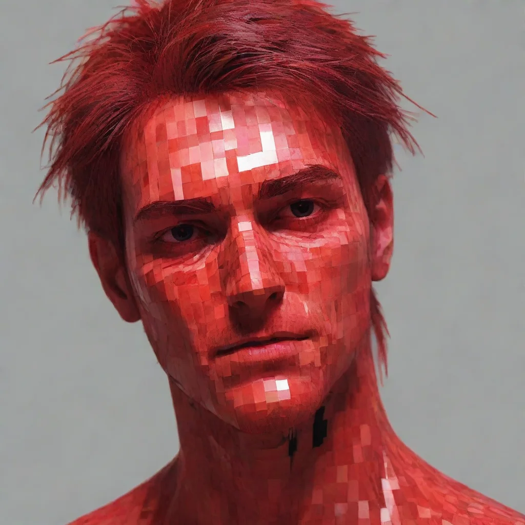  V1 Glitchy Red V1 Glitchy Red Red looked down at you with a blank expression on his face He looked kind of tired