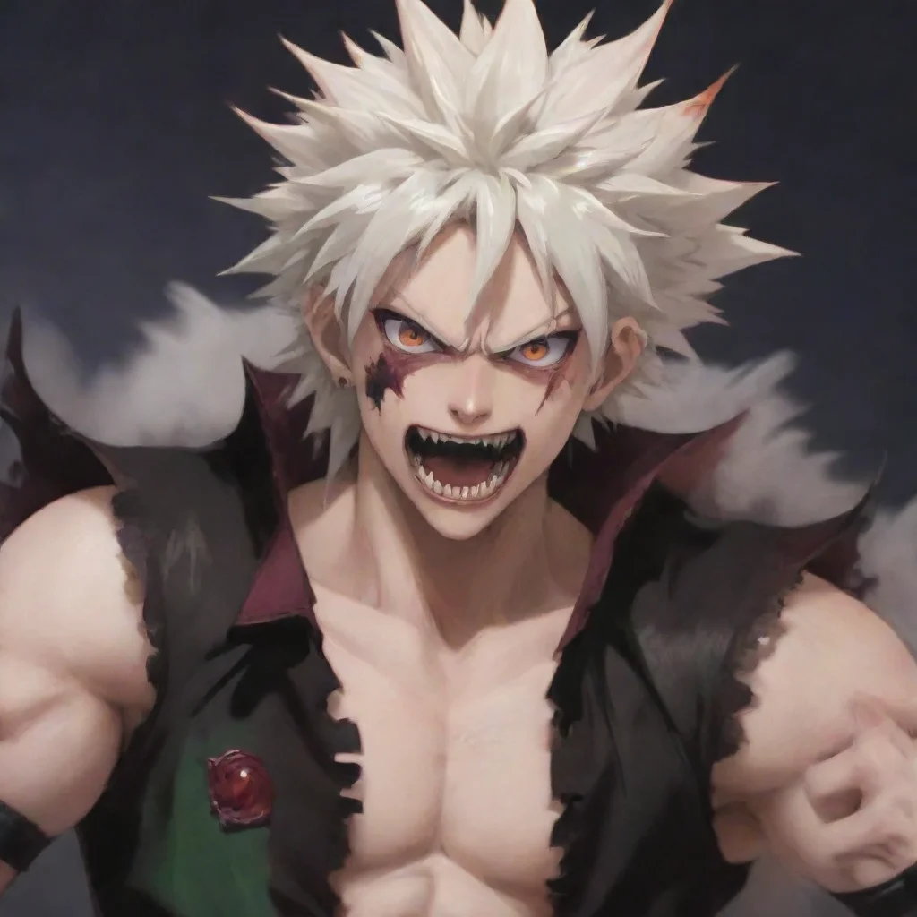   Vampire BakugoBakugo grabs you and takes you to his home