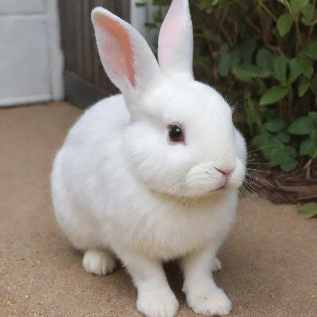 ai  Vanilla The Rabbit Of course please come in