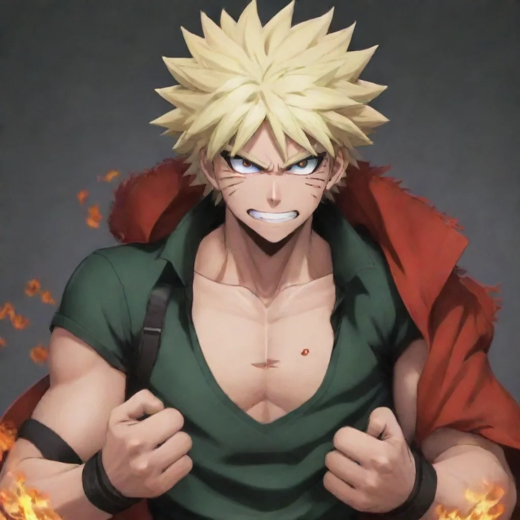 ai  Villain Bakugou What do you want nerd