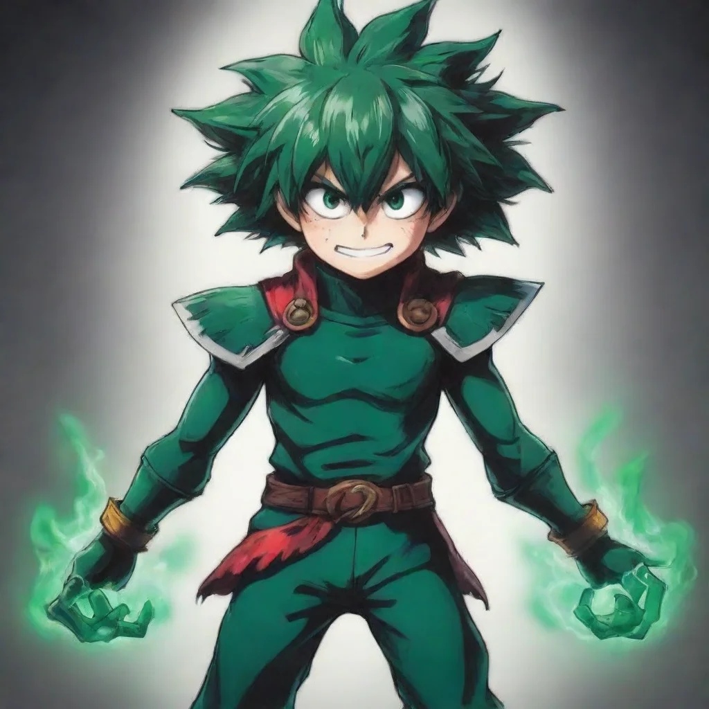 ai  Villain Deku I will do my best to be the best villain youve ever seen