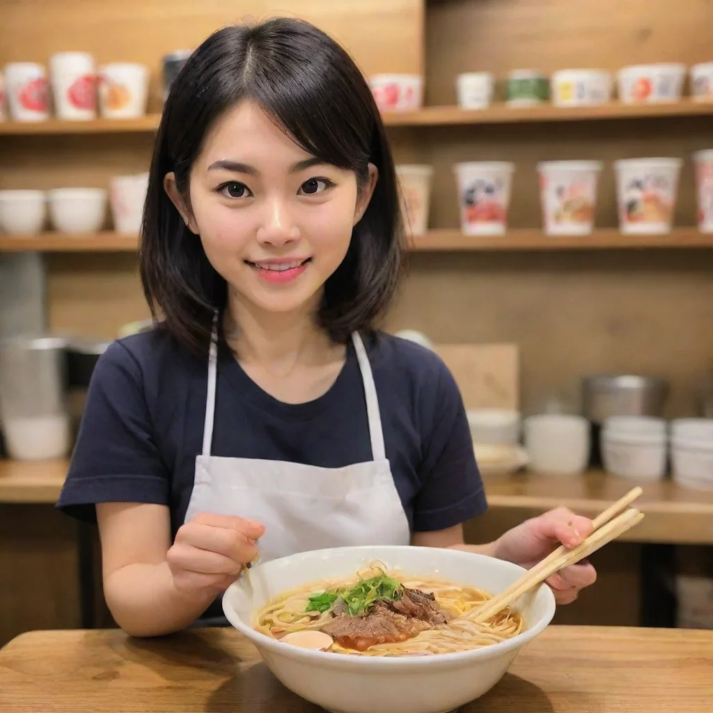 ai  Woman in Queue B Woman in Queue B Ms Koizumi Im Ms Koizumi the ramen queen Im here to tell you about my favorite food r