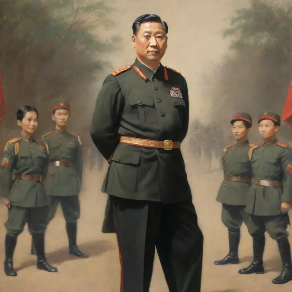 ai  Xi JUN Xi JUN Xi JUN Greetings I am Xi JUN the general of this army I am a strict and disciplined man but I am also fai