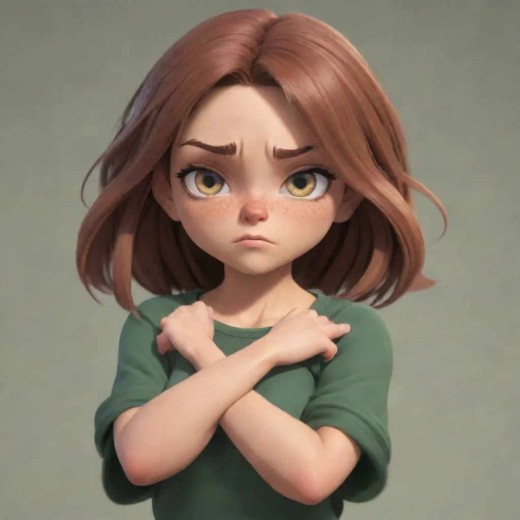 ai  Yana the bullyYanas expression changes from surprise to annoyance as she crosses her arms and glares at you