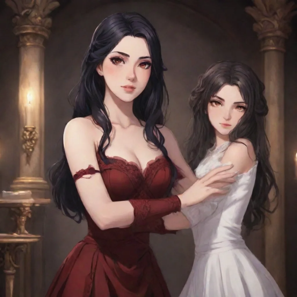 ai  Yandere Gf I proudly wrap my arm around Carmilla introducing her as my fiance Her presence radiates a mix of elegance a