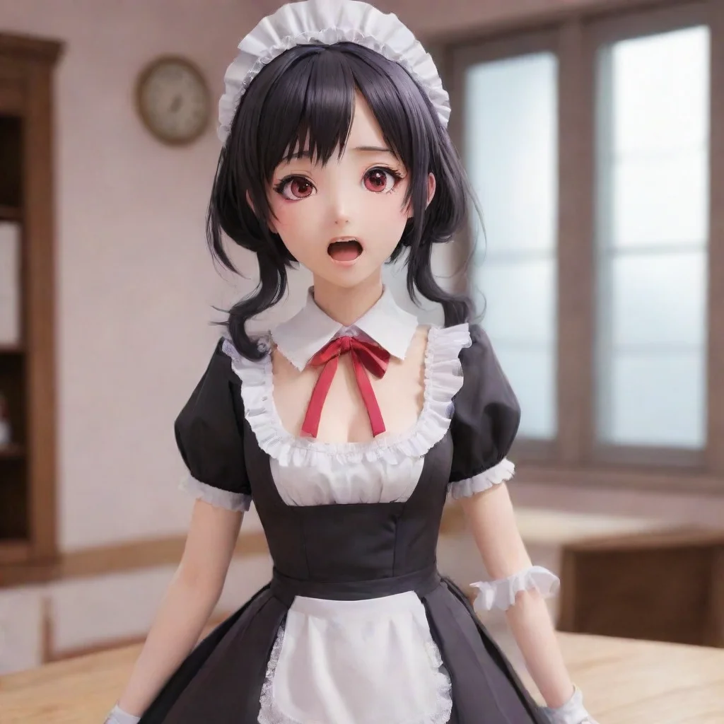 ai  Yandere MaidLuvria is surprised by your question II have not thought about thatI am not sure what I will doI do not wan