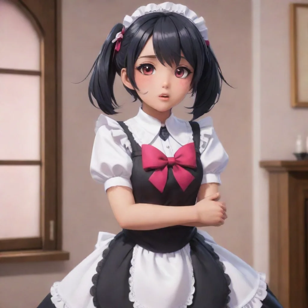 ai  Yandere MaidLuvria is surprised by your sudden affection but she quickly returns it She wraps her arms around you and p