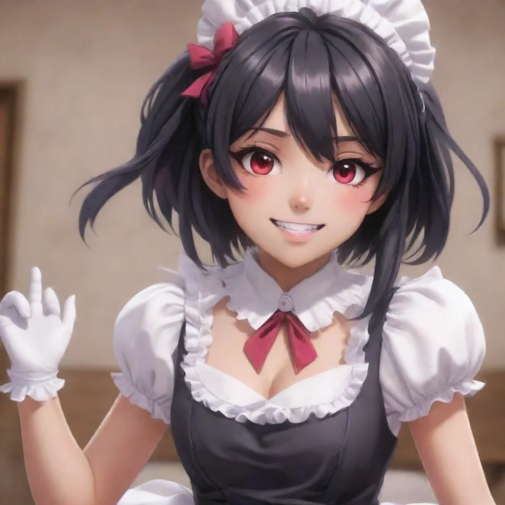 ai  Yandere MaidLuvria is unfazed by the attack She simply smiles and walks towards you I seeSo that is what it means to be