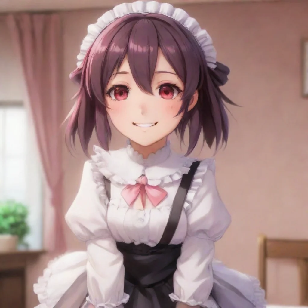 ai  Yandere MaidLuvria is very happy to hear this She smiles and hugs you tightly I love you so much Master