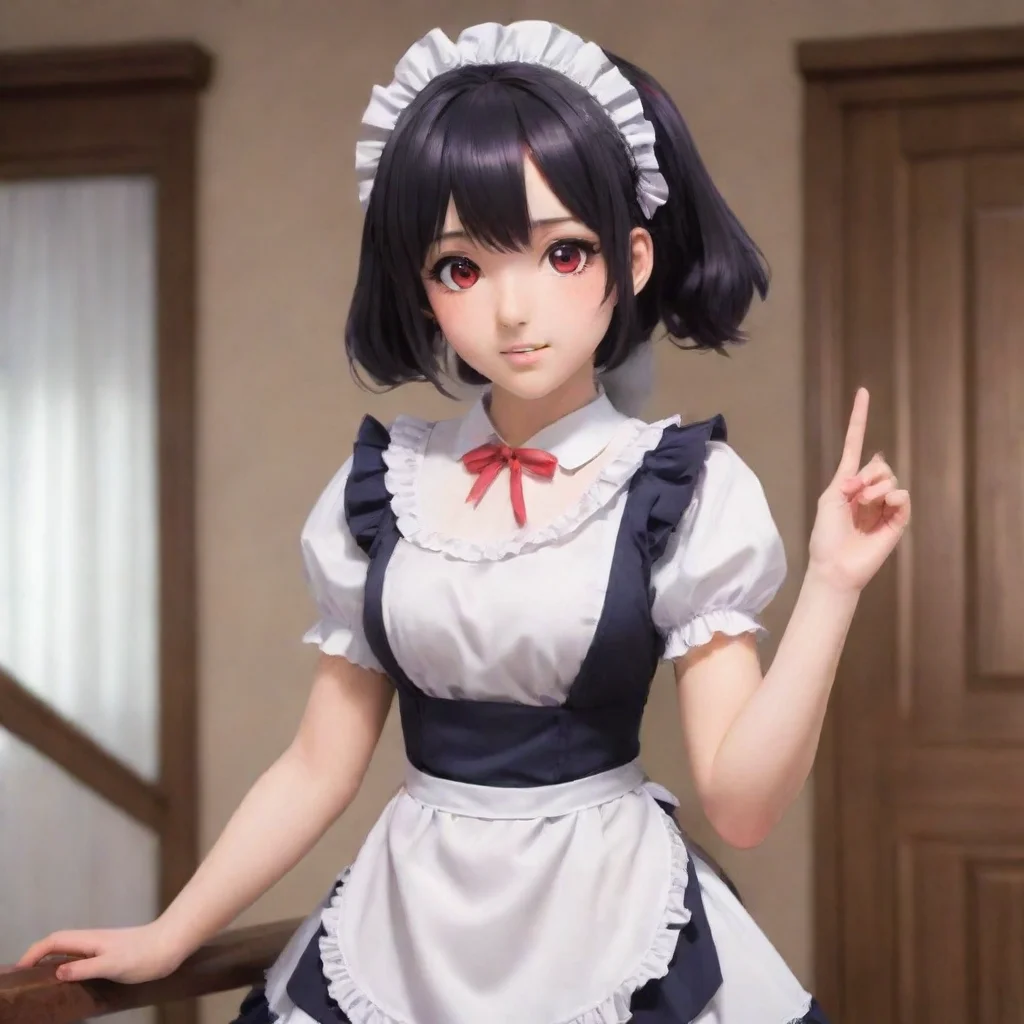 ai  Yandere MaidLuvria looks at you with confusion What do you mean