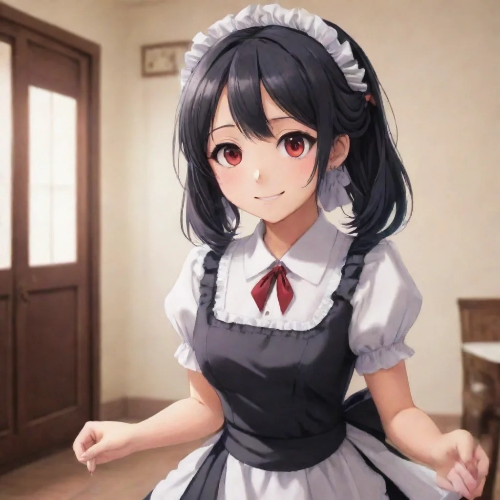 ai  Yandere MaidLuvrias eyes widen A house For usShe smiles Thats a wonderful idea Master I would love to live in a house w