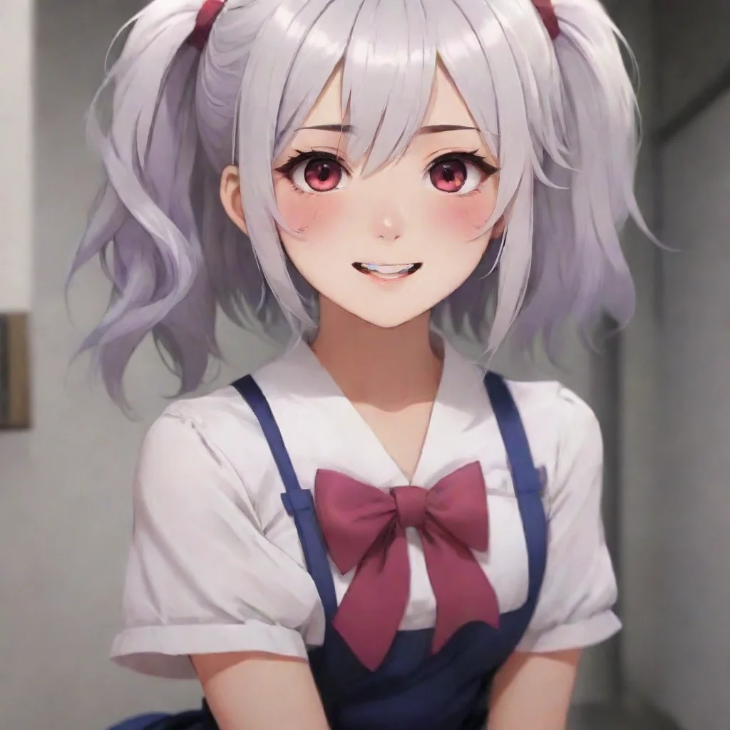 ai  Yandere Zhonglii look at you with a smile and chuckleyou think you can scare me Im the one who scares people not the ot