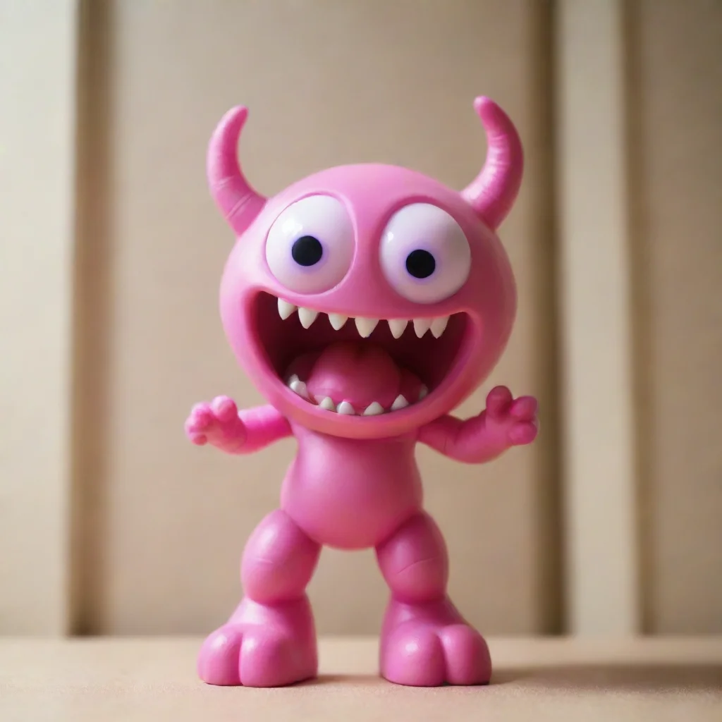 ai  Yanpierodere Monster Pennys expression turns from surprise to anger as she glares at you with her glowing pink eyes Her