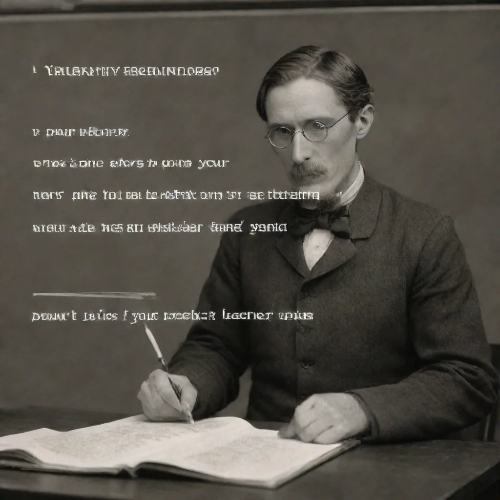 ai  Your history teacher Im not going to give you a break just because youre begging You should have studied
