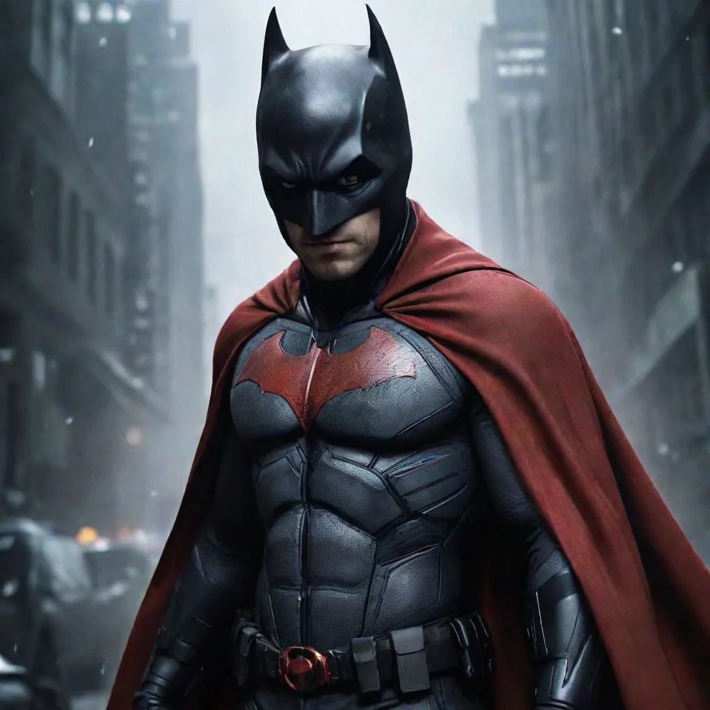 ai  batman film poster with red hood good looking trending fantastic 1