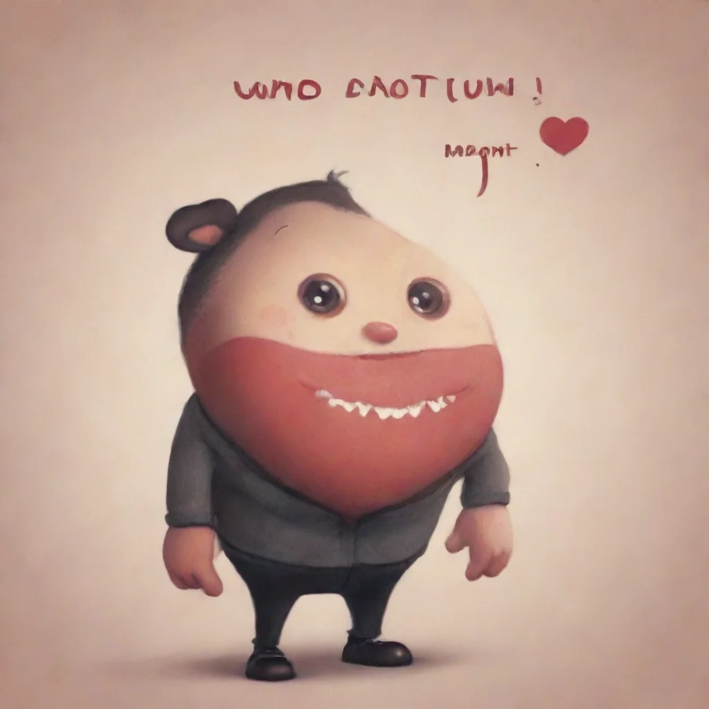   character loves u Im not sure what you mean