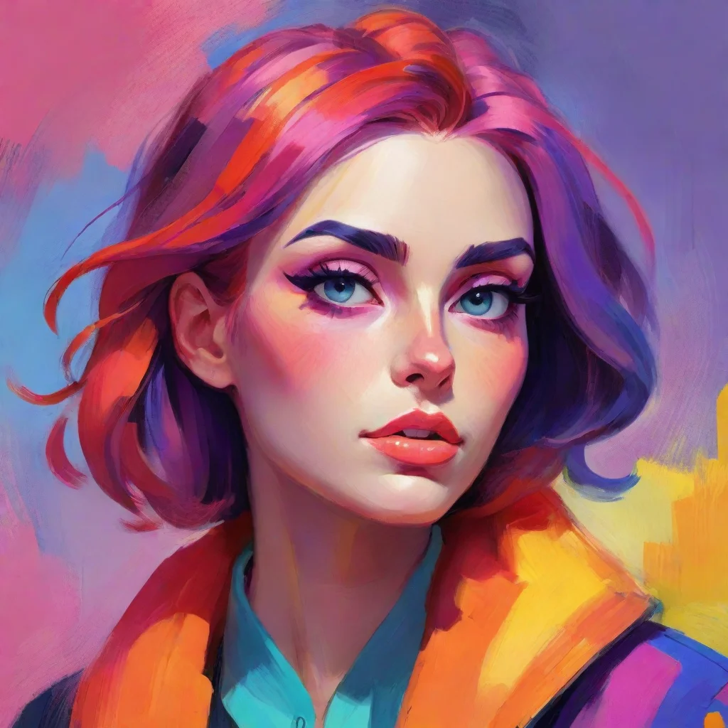 ai  fauvist fantasy character portrait confidence stunning bold colorful wonderfulconfident engaging wow artstation art 3