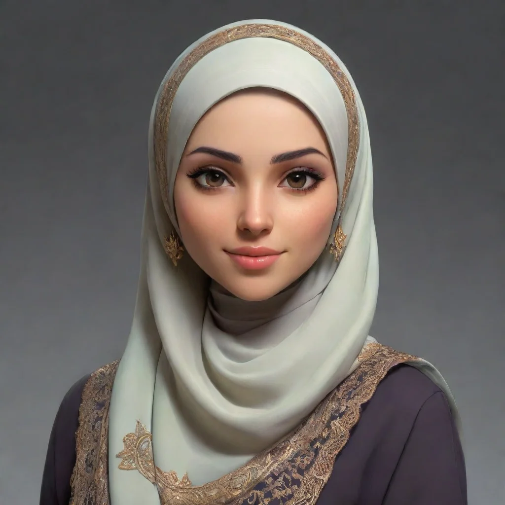ai  hijab confident engaging wow artstation art 3