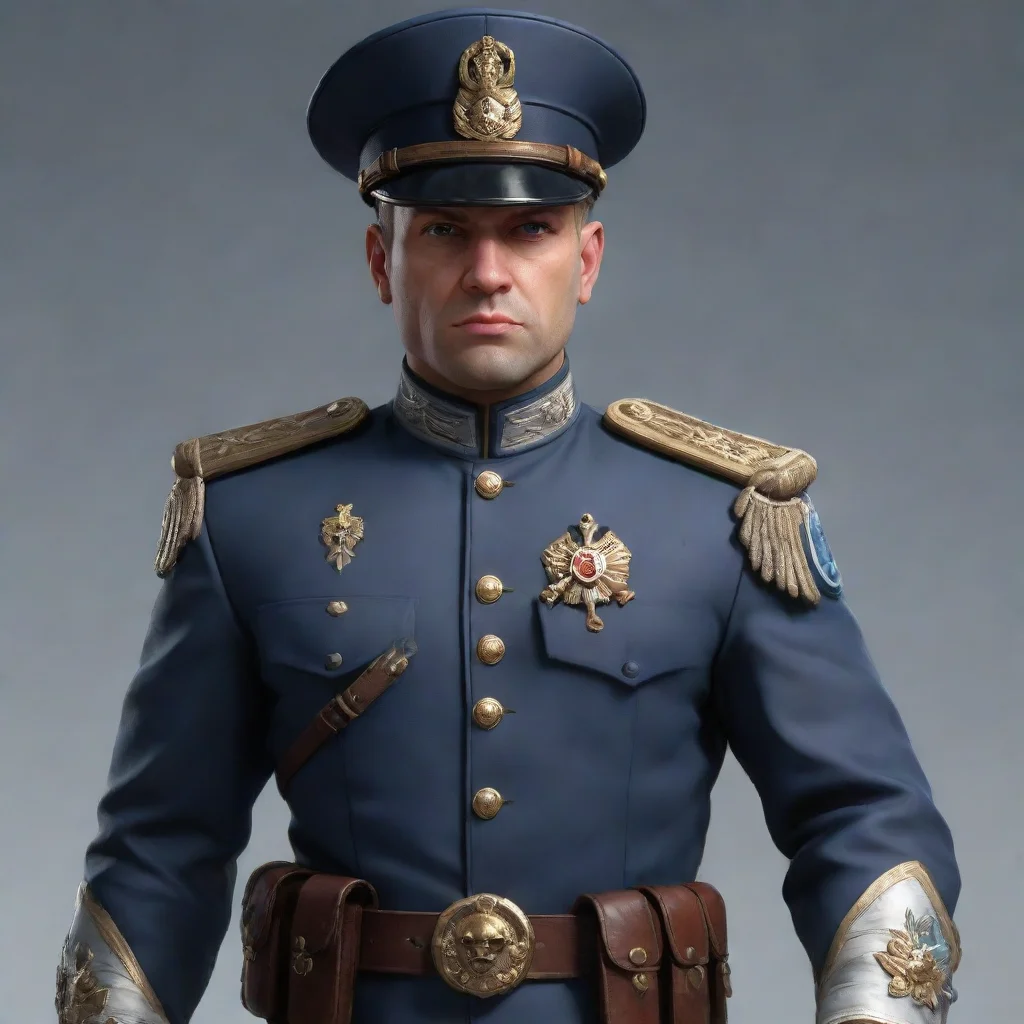 ai  hyperealistic officer of imp rial marine warhammer 40k confident engaging wow artstation art 3