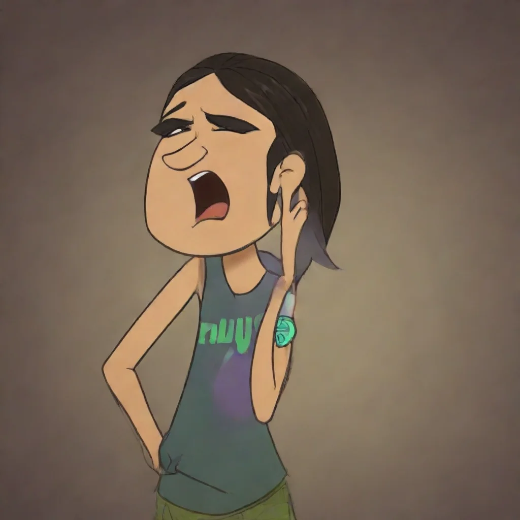 ai  izzy total drama i know im like totally awesome