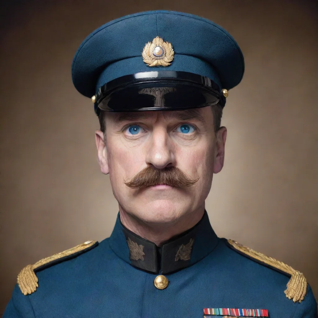 ai  manbig moustachetalleggshaped headthin hairblue eyesmilitary general amazing awesome portrait 2