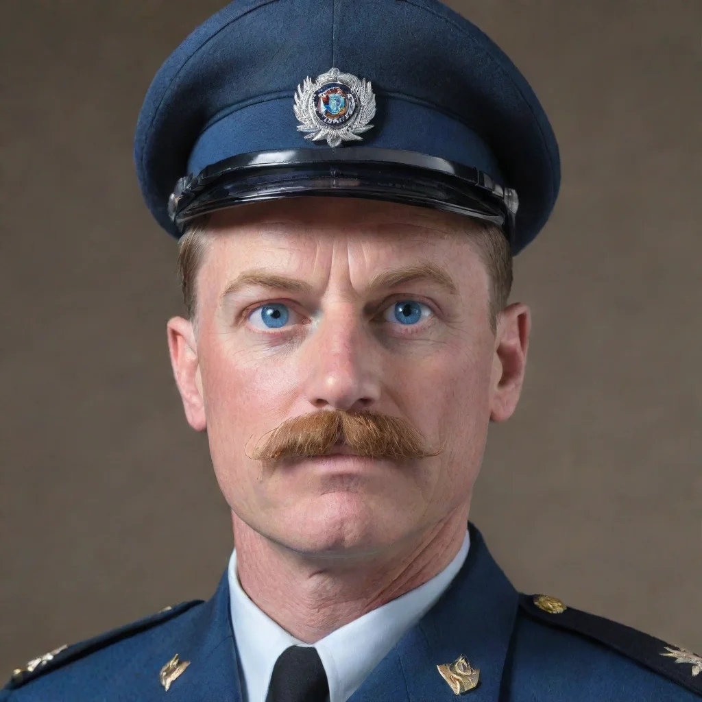 ai  manbig moustachetalleggshaped headthin hairblue eyesmilitary general good looking trending fantastic 1