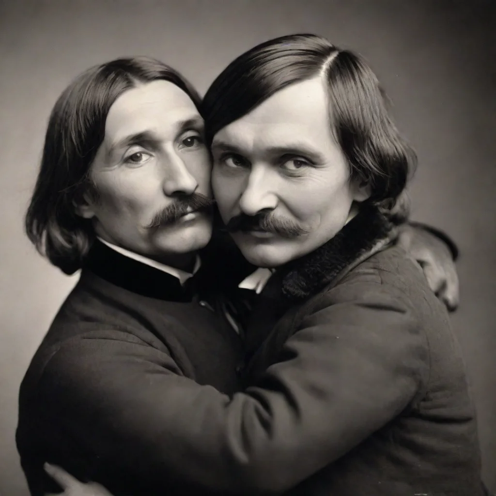 ai  nikolai gogol hugs back i am glad to meet you
