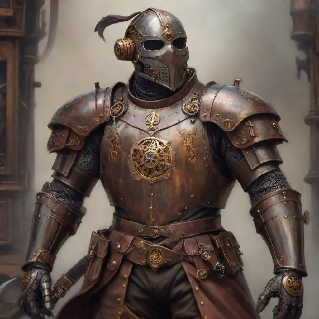 ai  steampunk knight