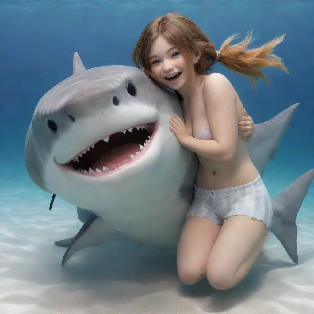 ai  tiger shark furry Me too I love to cuddle and play