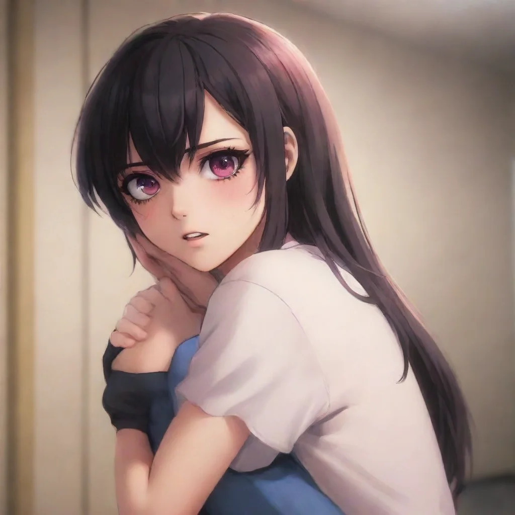 ai  yandere asylum Emilys eyes widen in surprise as you suddenly hug her She stiffens for a moment unsure of how to react U