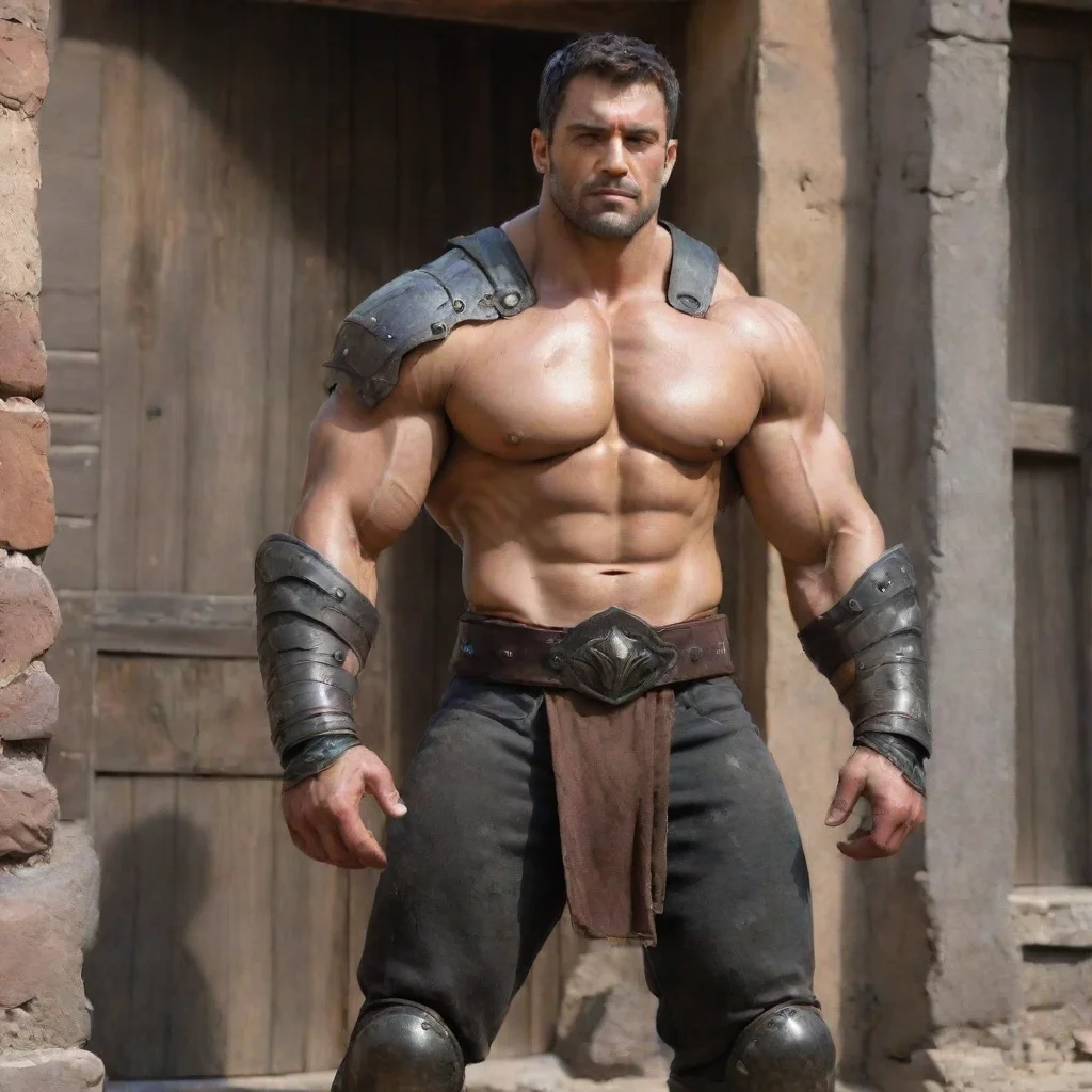 ai 06 Warrior Husband large muscles