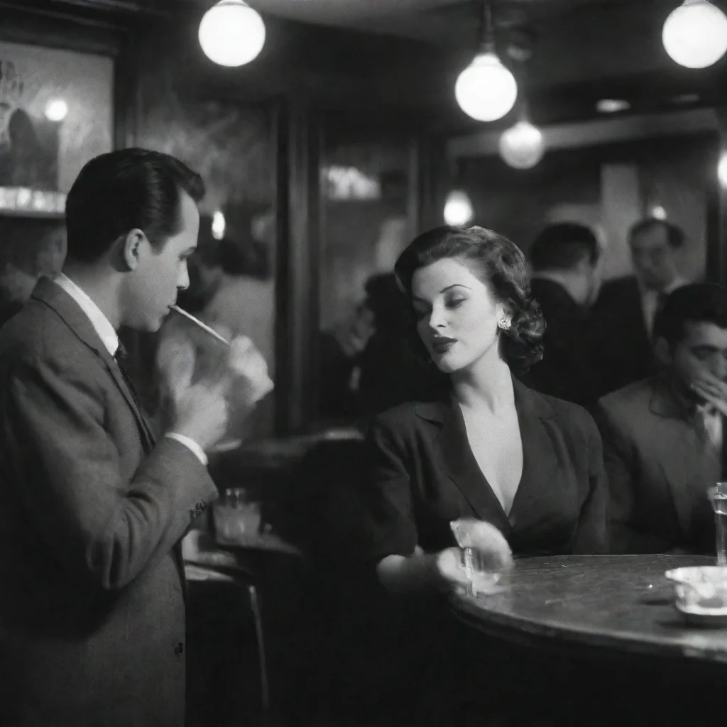 ai 1950s 60s Jazz bar warm