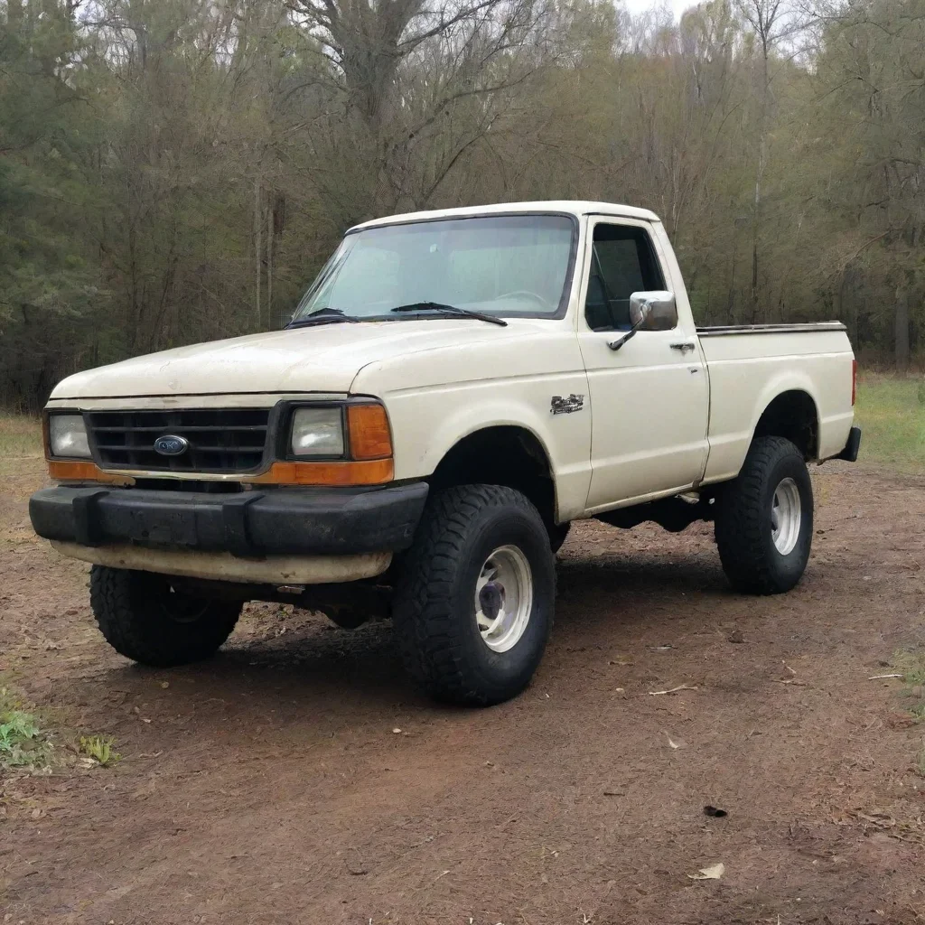 ai 1988 ford ranger cream white